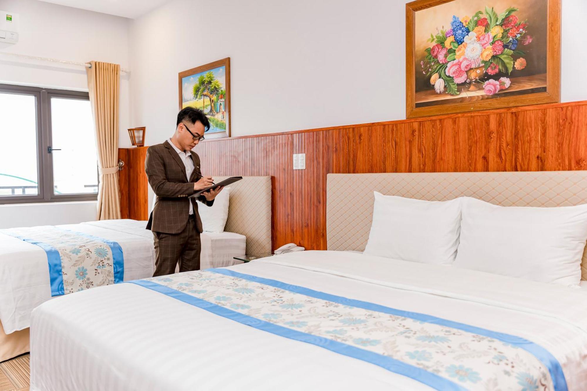 Binh An Nhien Hotel Duong Thanh Exterior foto