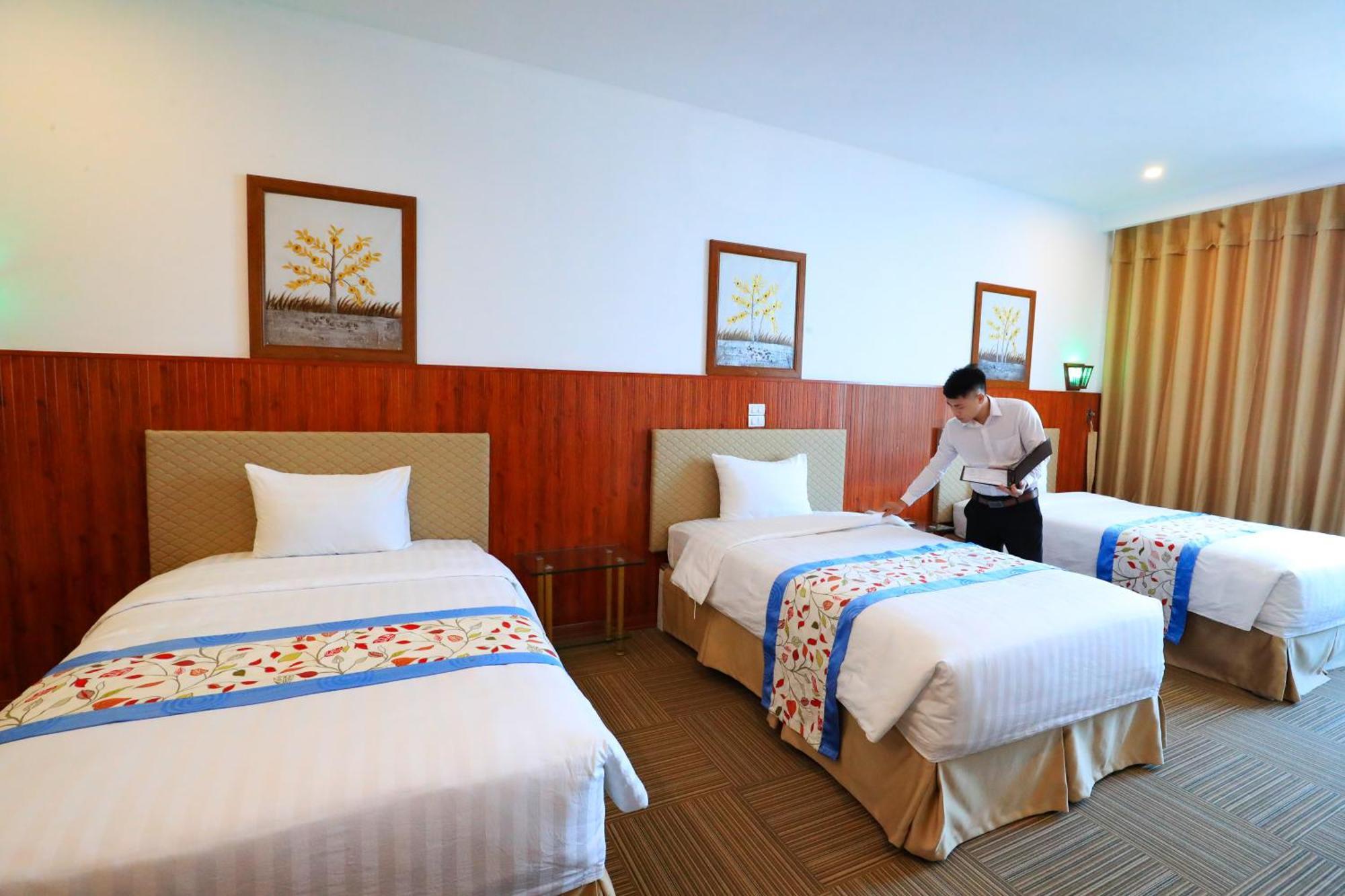 Binh An Nhien Hotel Duong Thanh Exterior foto